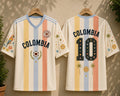 Camiseta Colombia Pastel