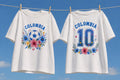 Camiseta Colombia Florece Pastel