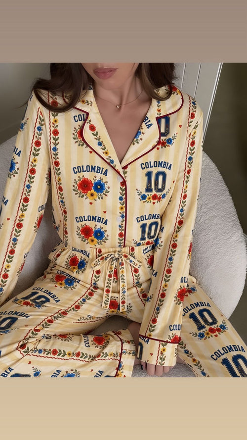 Pijama Colombia Florece