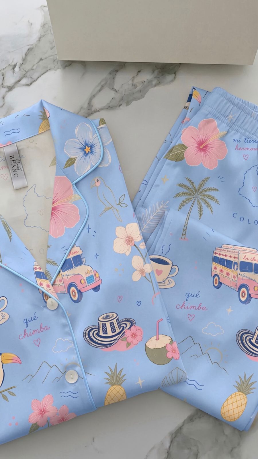 Pijama Colombia Pastel