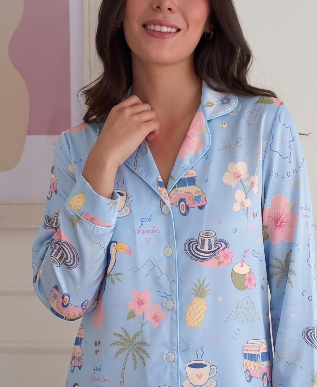 Pijama Colombia Pastel