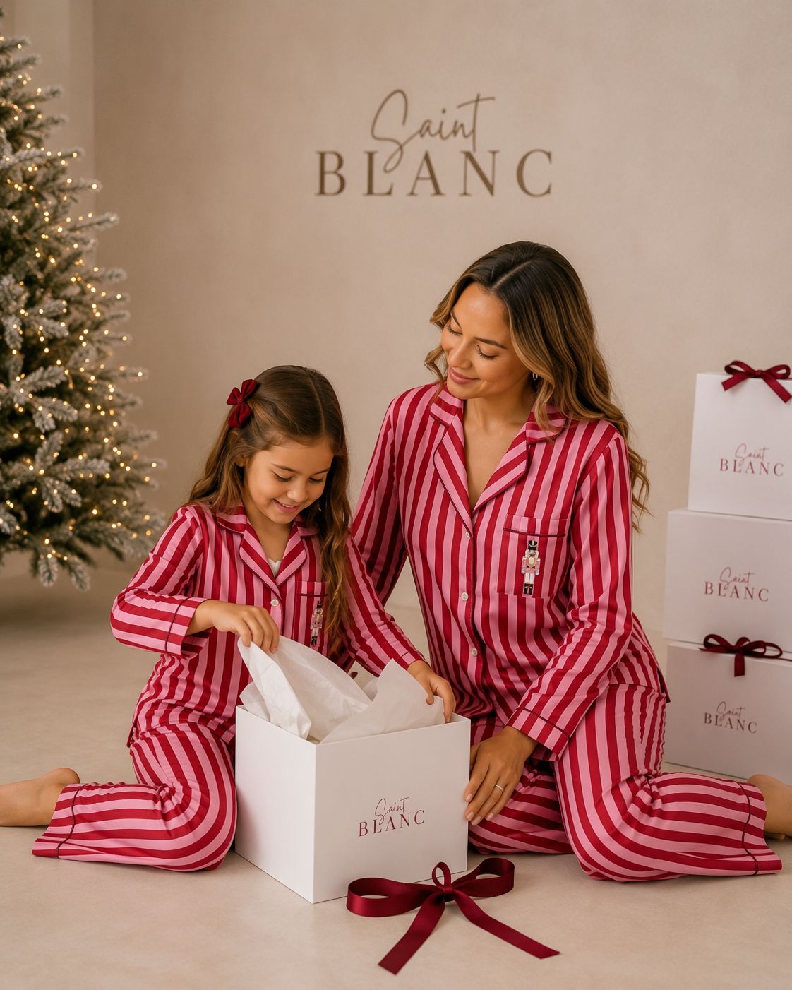 Pijama Rayas Classic Christmas