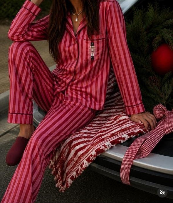 Pijama Rayas Classic Christmas