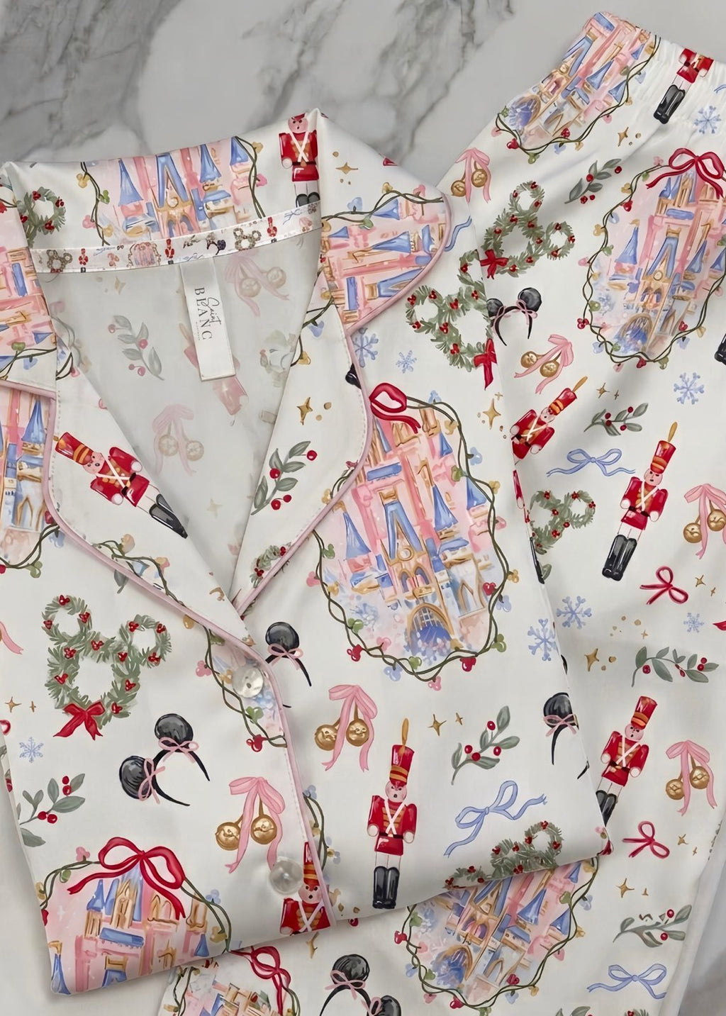 Pijama Village Magic borde palo de rosa