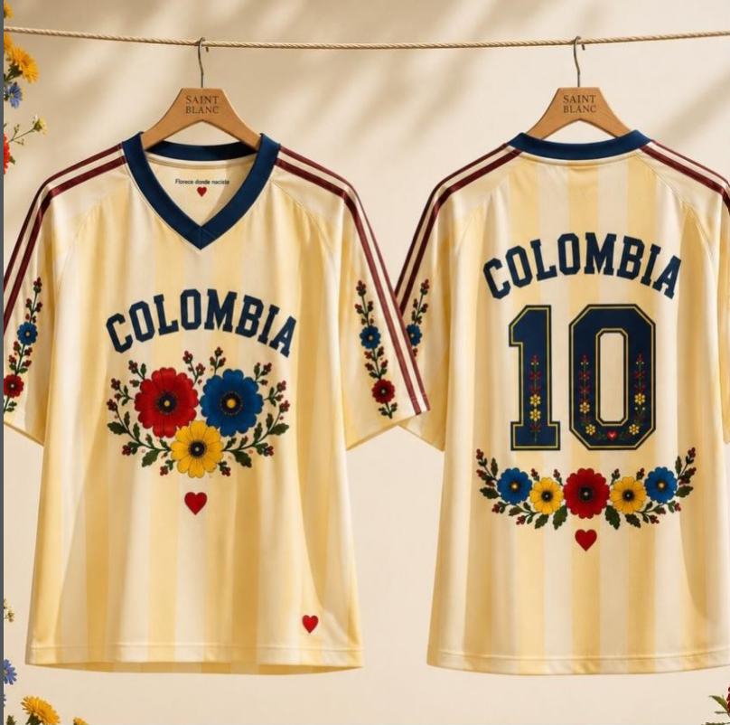 Camiseta Colombia Florece