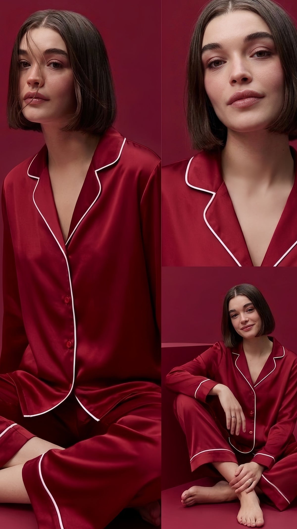 Pijama rojo navidad