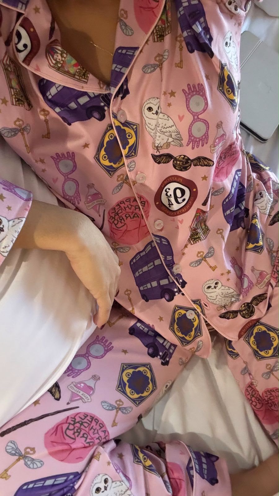 Pijama Escuela magica pink