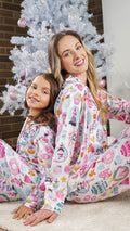 Pijama Pink White Christmas