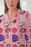 Pijama Escuela magica pink
