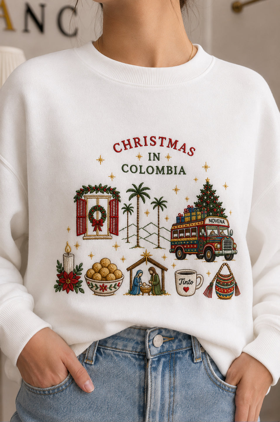 Buzo navidad en Colombia